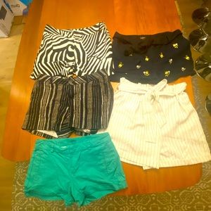 Lot of size 4 shorts